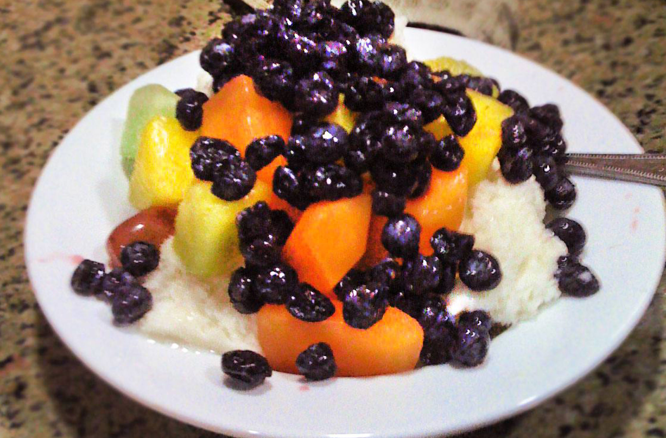 Choo's 2009 Steamed Rice with Glazed Raisins & Fruit